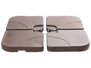 Parasollfot CARIA Fyrkantig Taupe 9 kg_1042116