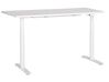 Elektriskt höj- och sänkbart skrivbord DESTINAS 160 cm 72 cm Vit