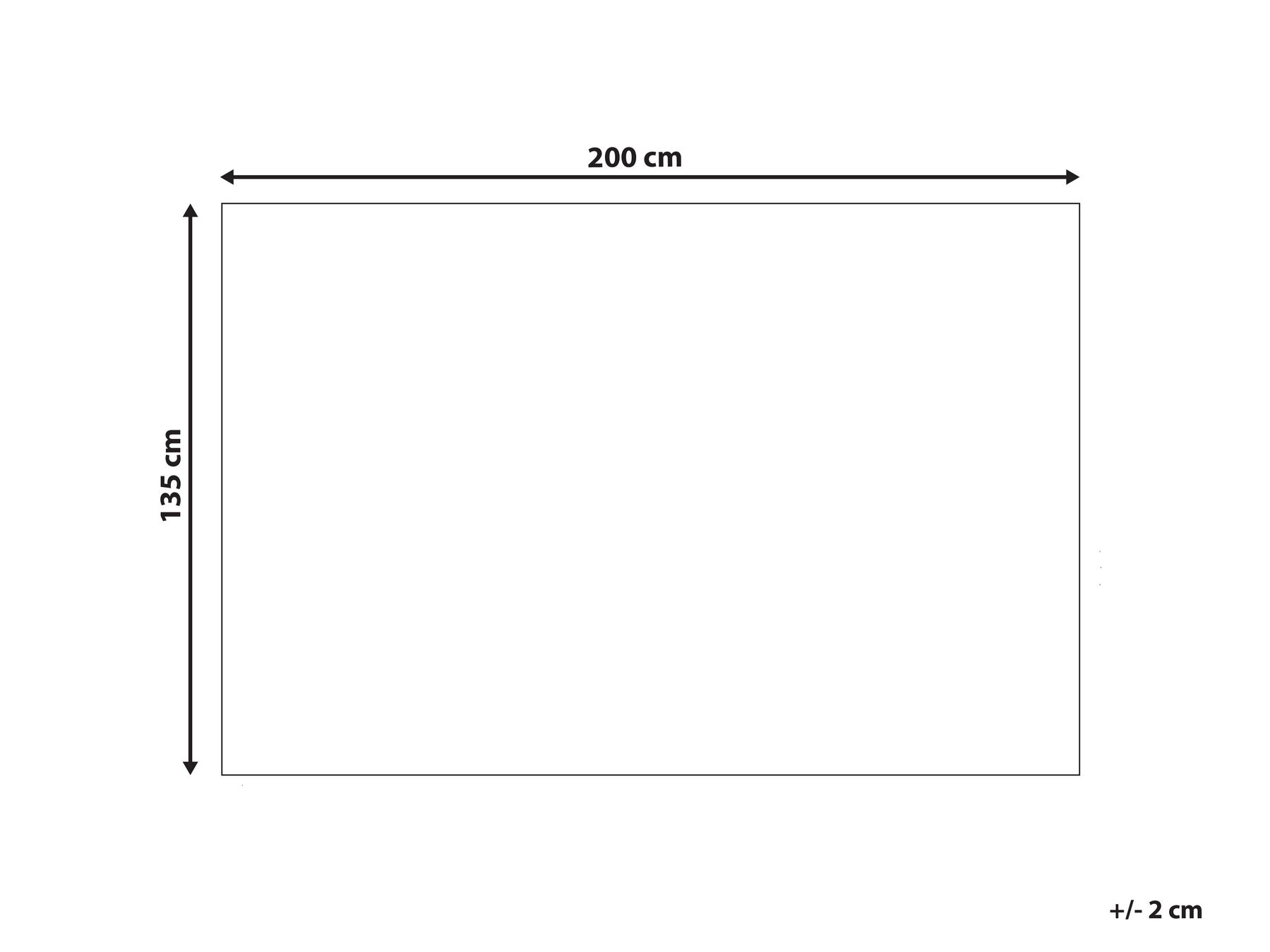 Weighted Blanket Cover 1000 CALLISTO 135 x 200 cm Light Grey_891845