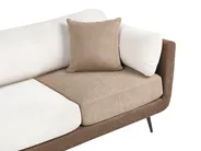 Sofa 3 Seater BOLGA Fabric Brown_1075040