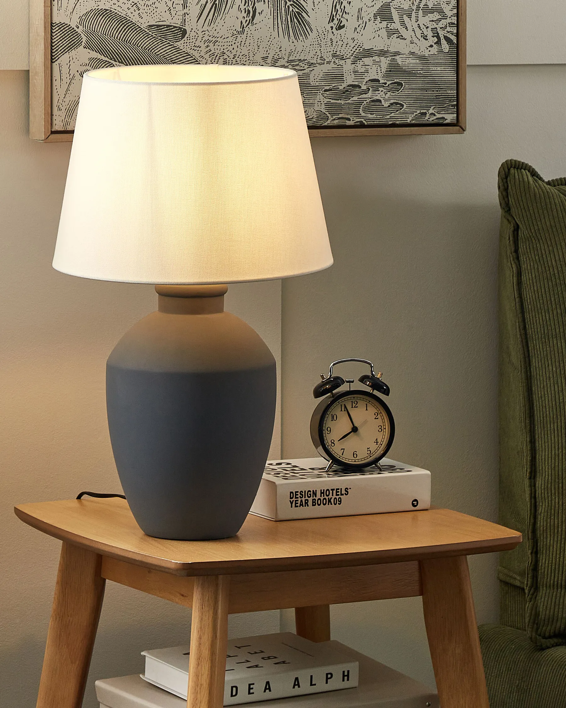 Table Lamp ARCOS Ceramic Grey_878664