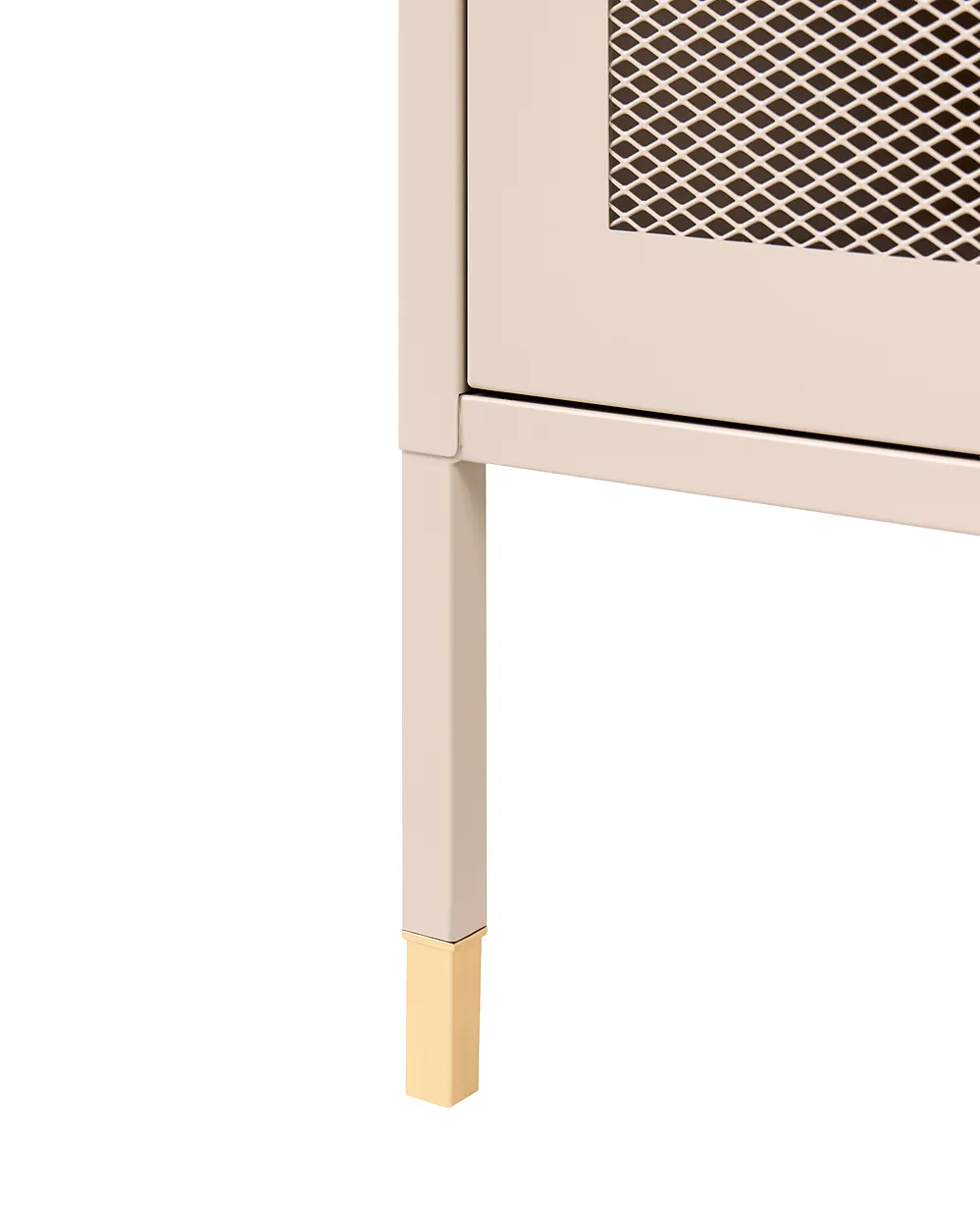 Nattbord OSSETT Metall Beige_1160944