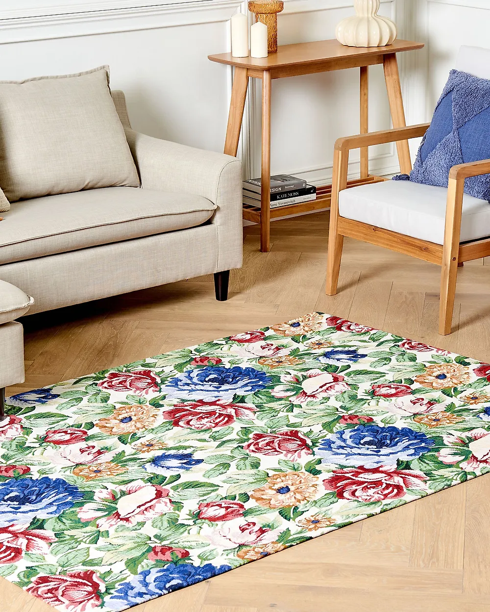 Rug FARWAN Multicolour 140 x 200 cm Cotton_1182605