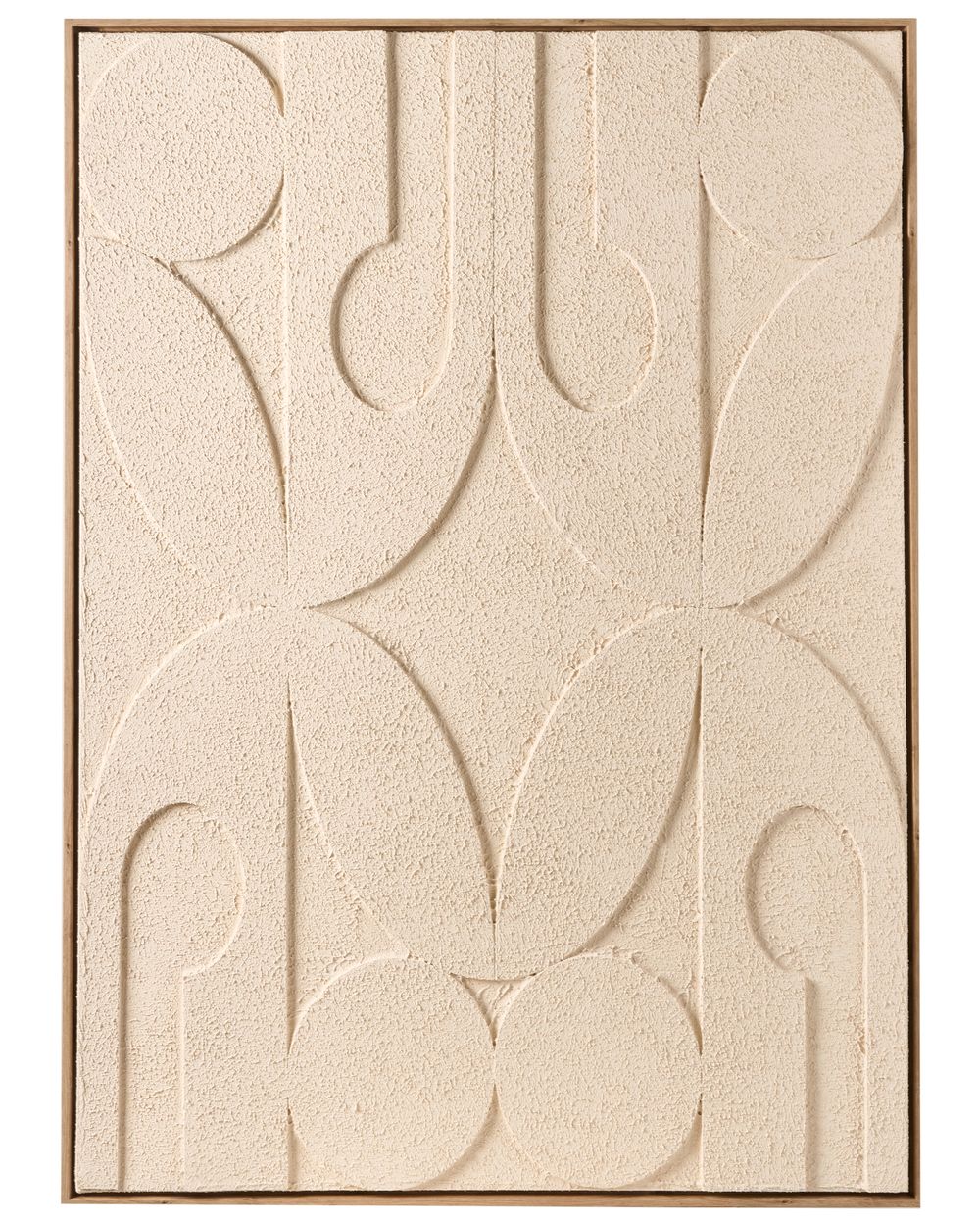 Canvas COLERAINE Abstract Motif Beige