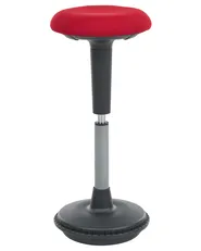 Wobble Stool ESTELL Fabric Red_1110062