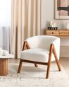 Armchair SKEI Boucle White