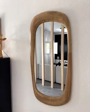 Seinäpeili TRIZAY 57 cm 120 cm Puu Ruskea_1022572