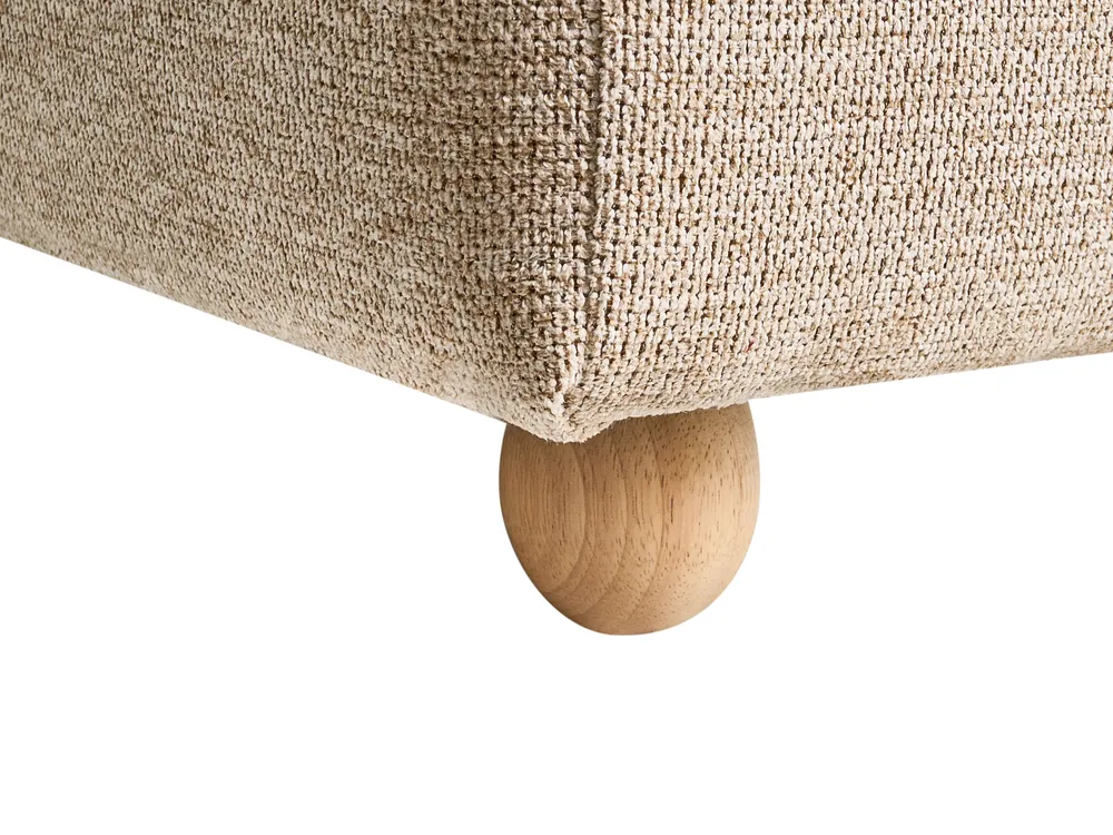 Upholstered Storage Bench SALIDA Fabric Beige_1038310