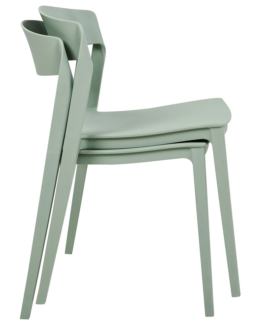 Set of 2 Dining Chairs SOMERS Mint Green_873415