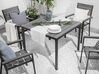 Garden Dining Table PRATO 95 cm 95 cm Grey