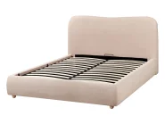 Ottoman Bed BLAGNAC Boucle Beige 140 x 200 cm (EU Double)_1009275