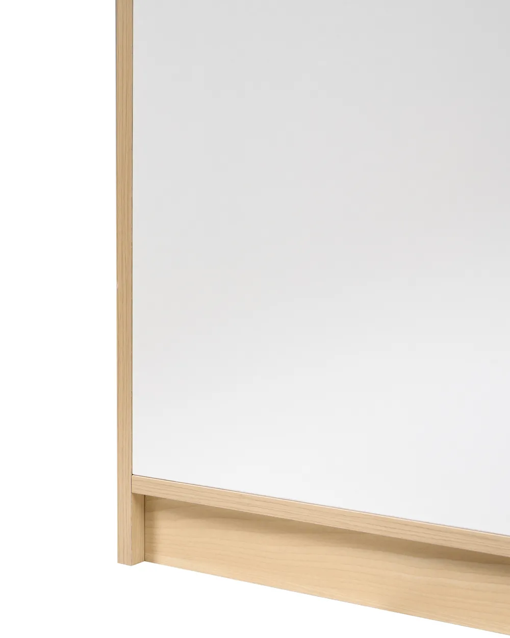 2 Door Bookcase ZEHNA Light Brown/ White_1033365