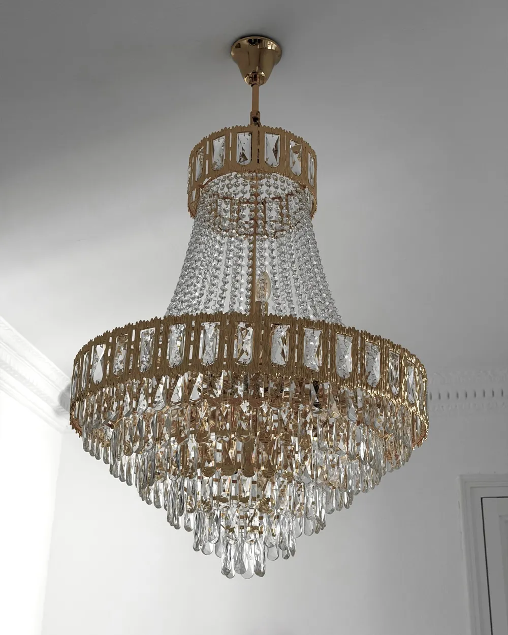 Chandelier MEKI Crystal Gold_1072297