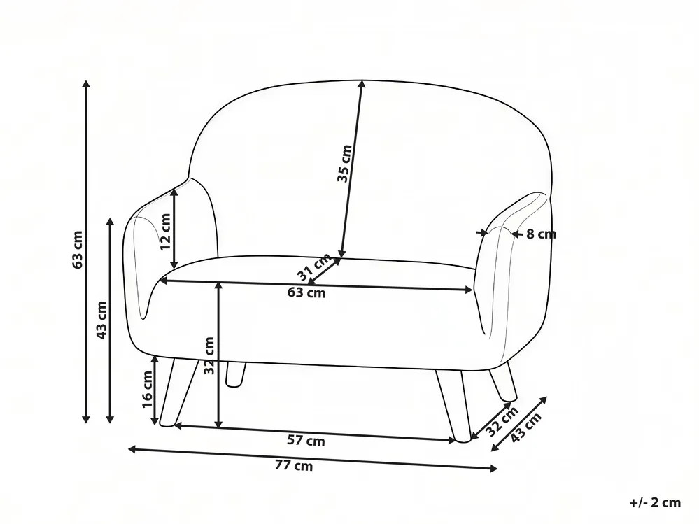 Kids Sofa OTTAL Boucle Beige_1055514