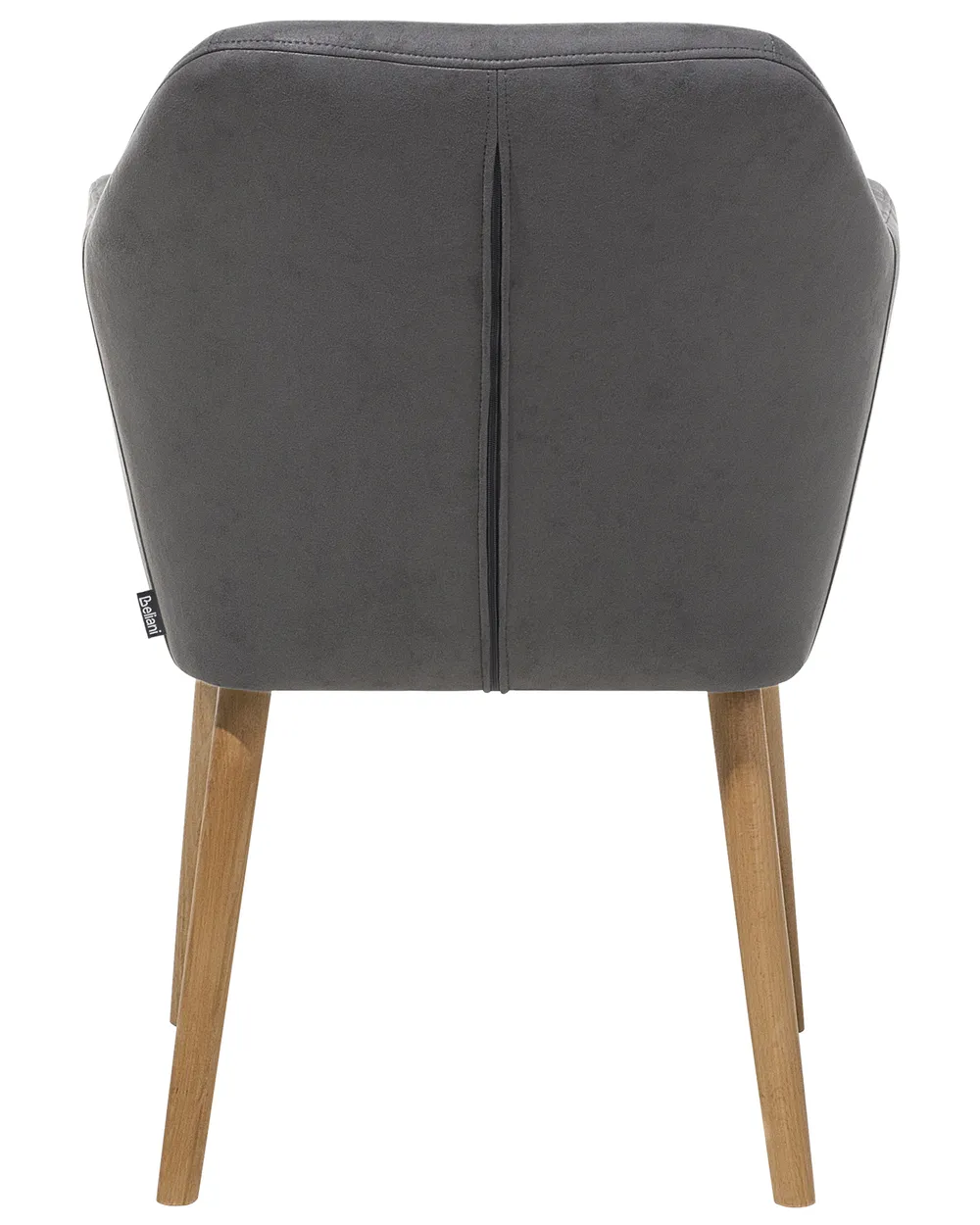 Dining Chair YORKVILLE Faux Leather Grey_1047025