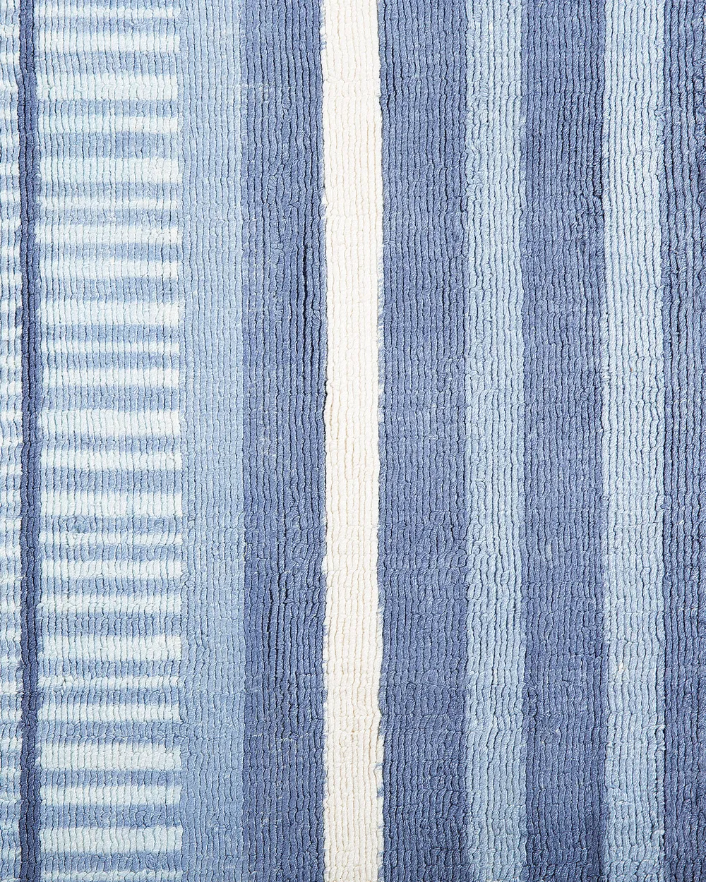 Rug YARDERE Light Blue 80 x 150 cm Viscose_751211