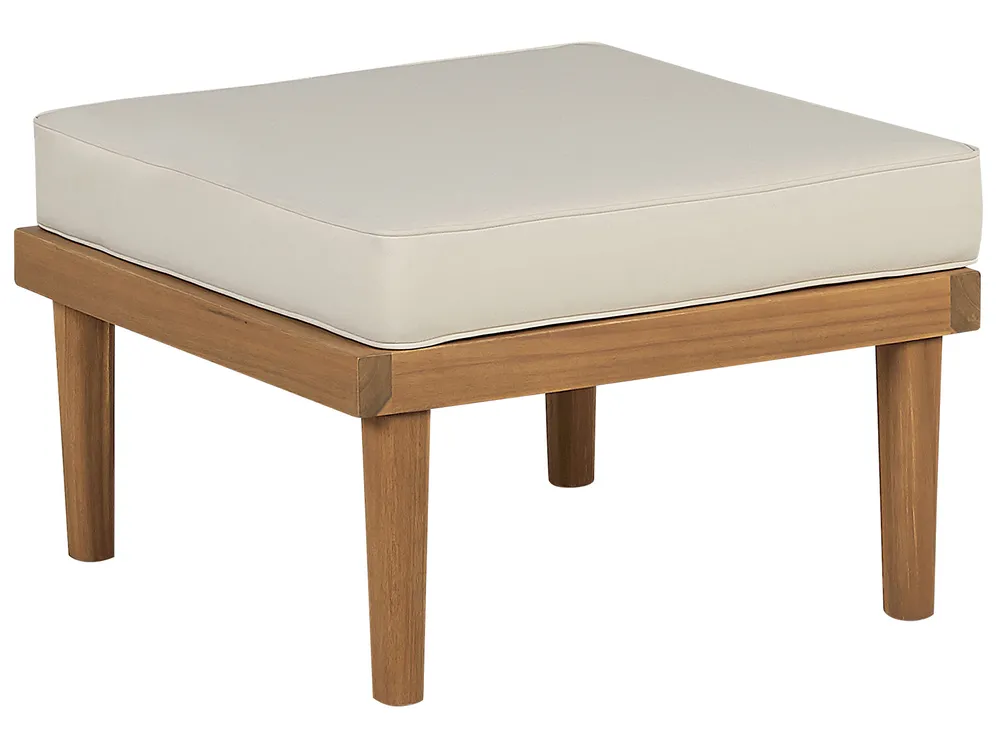 Garden Lounge Set with Table and Ottoman 4 Seater BARATTI Acacia Wood Brown_830649
