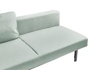 Sofa Bed 3 Seater ROYKKA Fabric Light Green_1071579