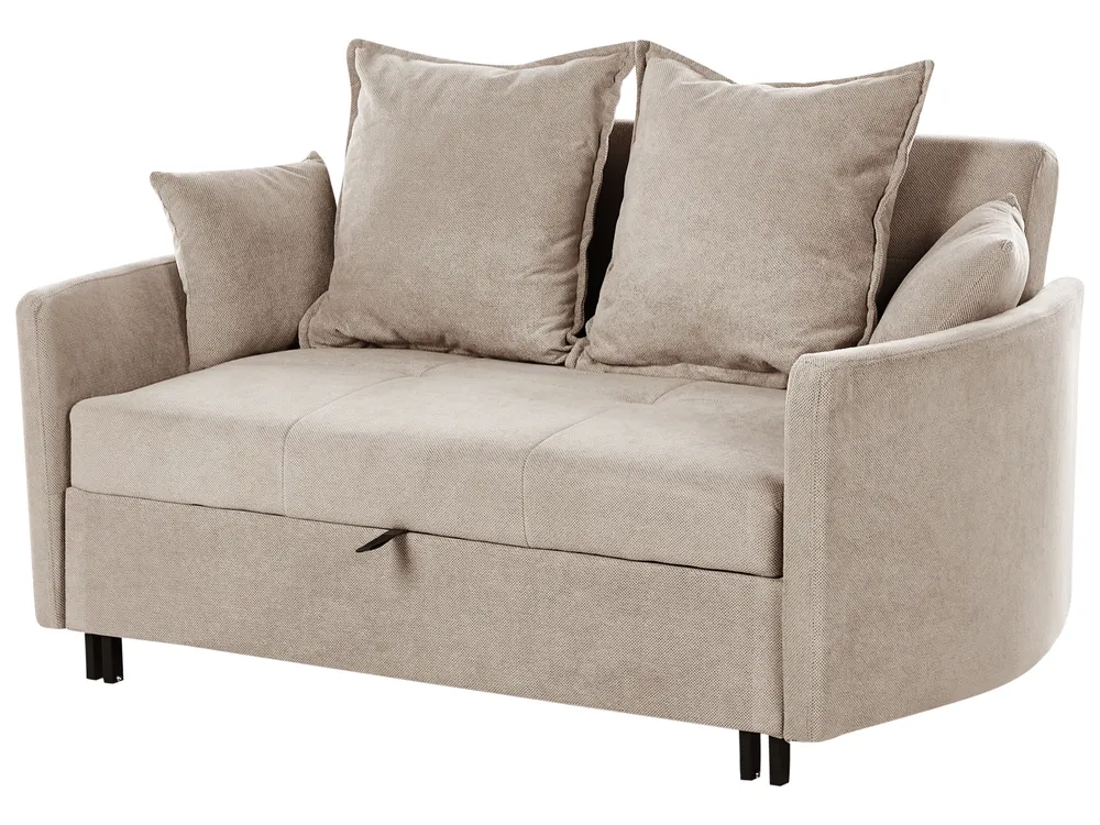 Bäddsoffa 2-sits HOVIN Taupe_962236