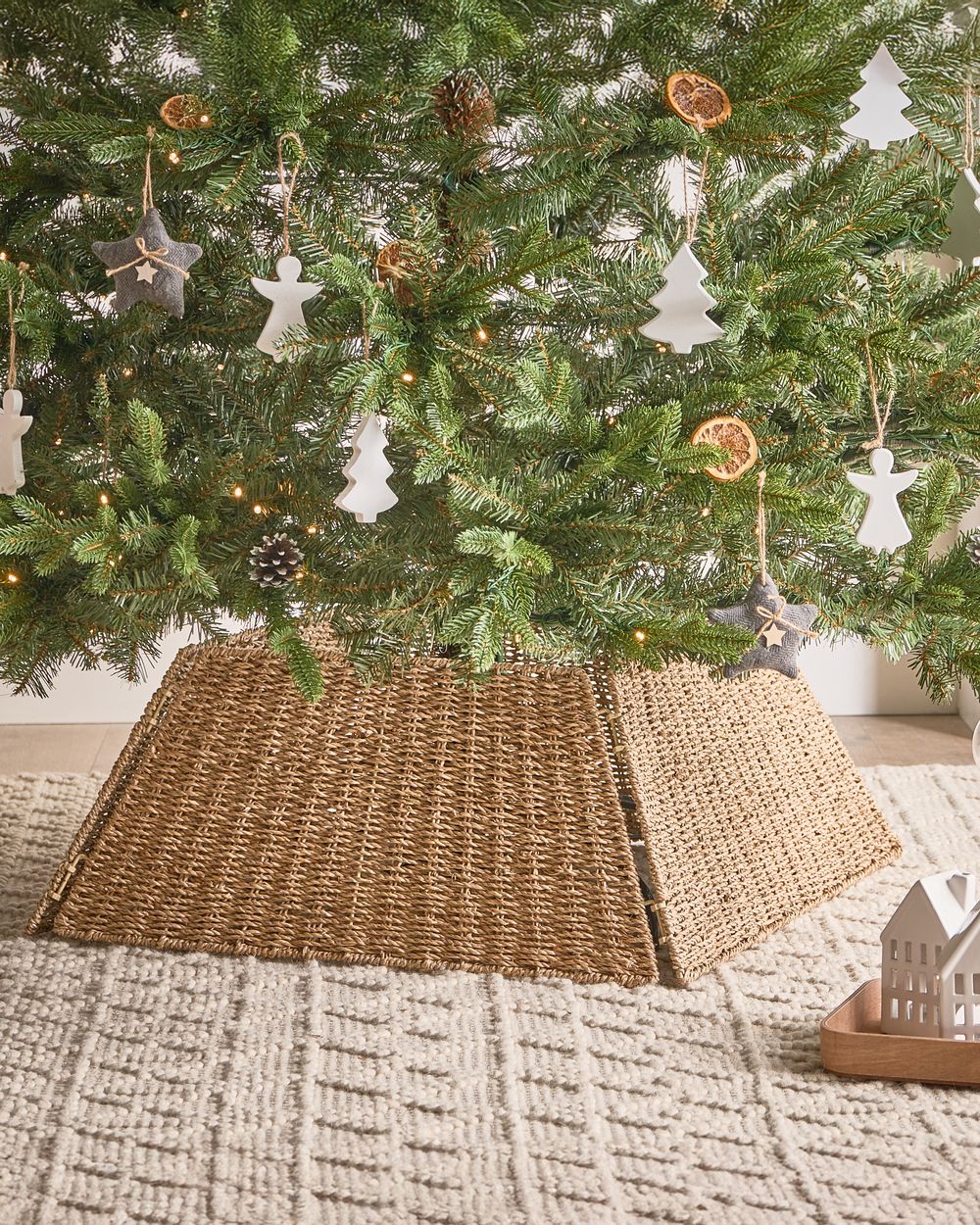 Christmas Tree Collar MISTEL 59 cm Natural