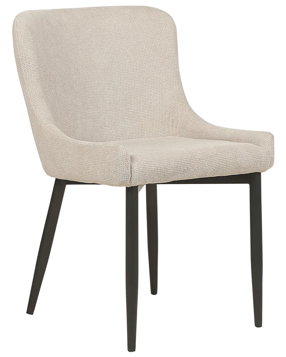 Set of 2 Dining Chairs EVERLY Light Beige_881845