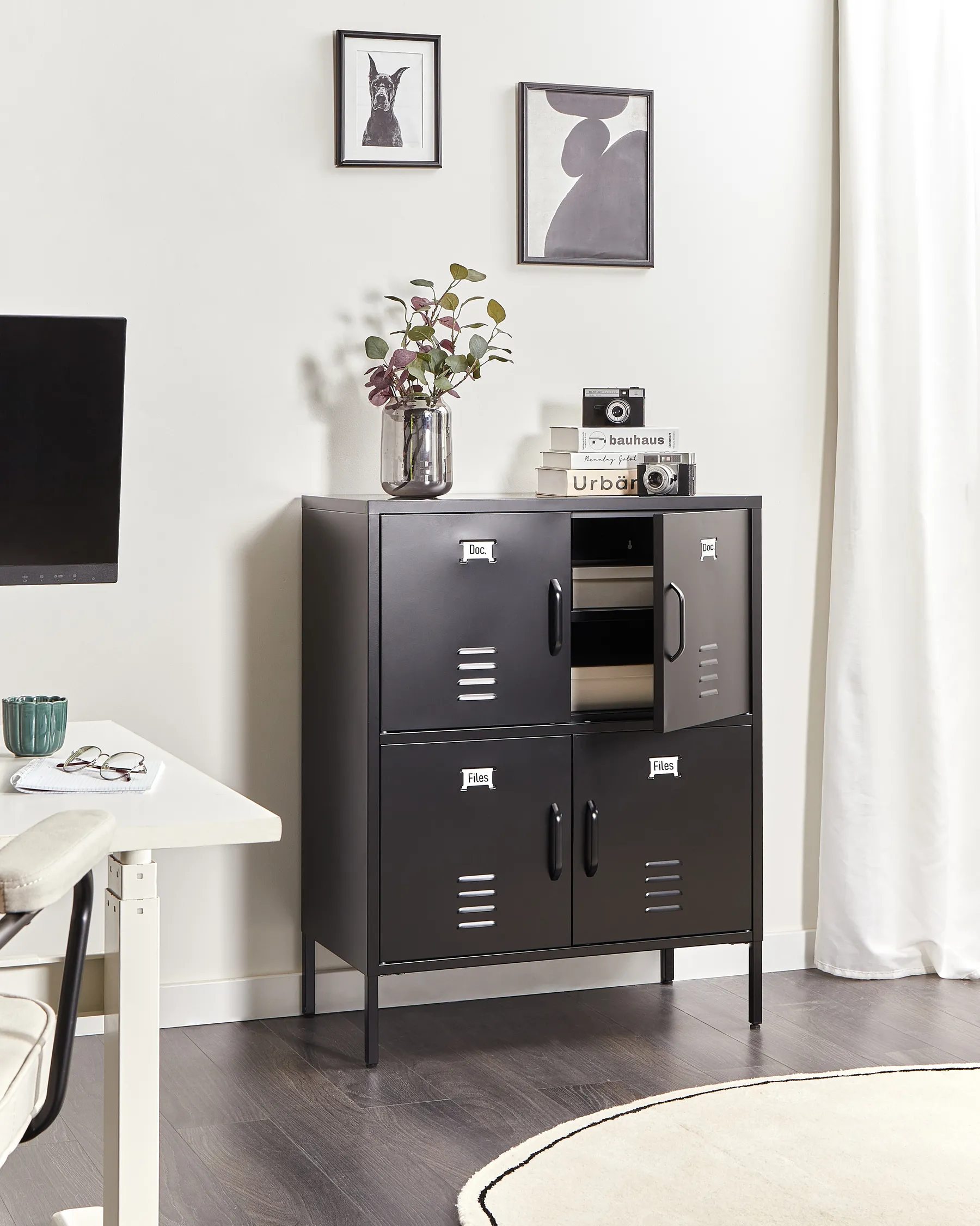 Storage Unit HOLBECK Metal Black_1017035