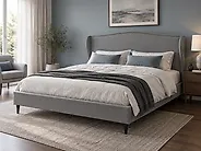 Säng med lamellram COLMAR 180 x 200 cm Grå_1175861