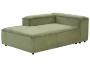 Right-Hand Chaise Longue ARDAL Corduroy Green_947328