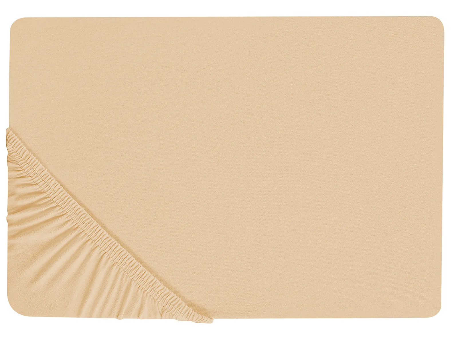 Formsydd laken JANBU 140 x 200 cm Bomull Beige_845943