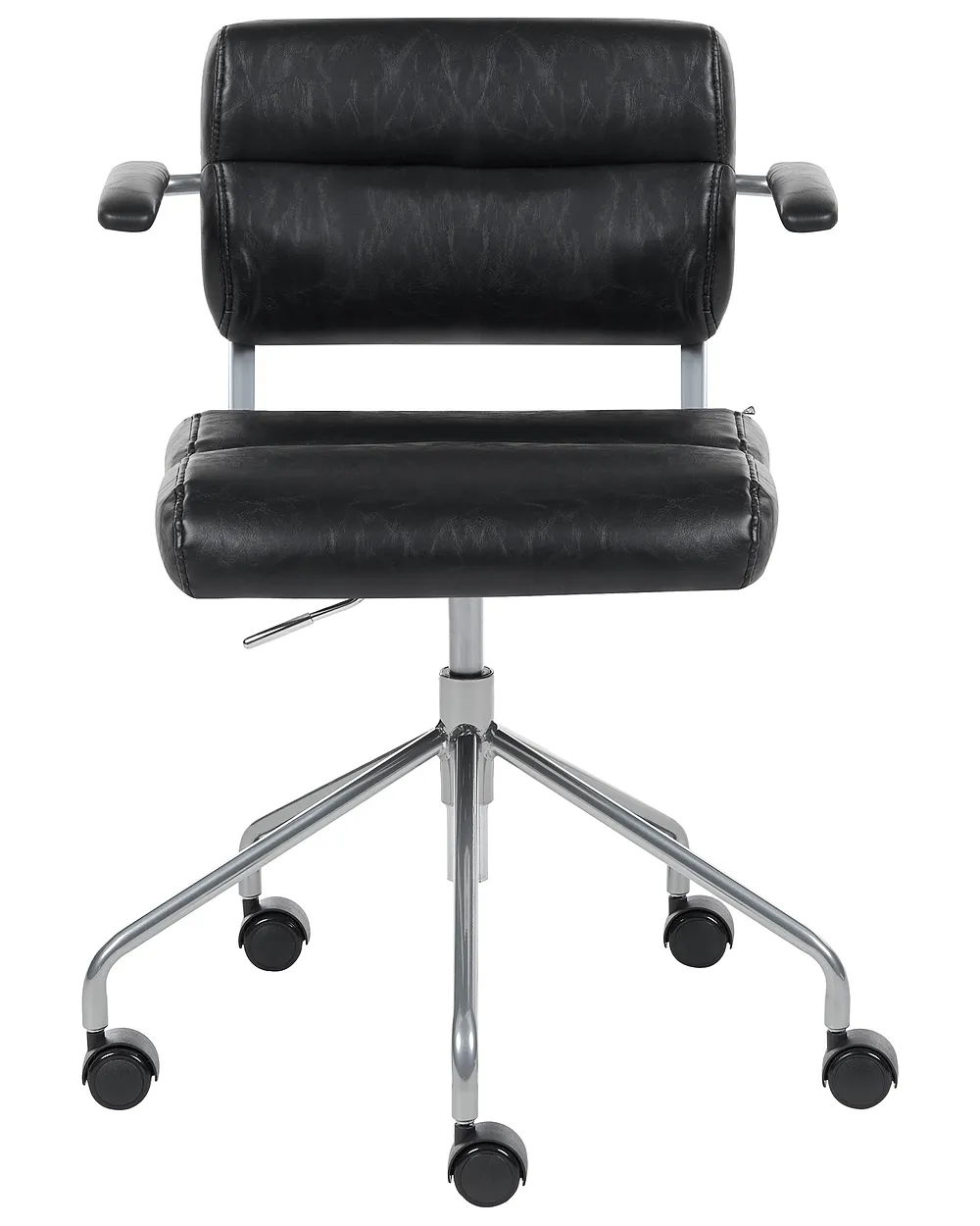 Desk Chair CANDOR Faux Leather Black_1136704