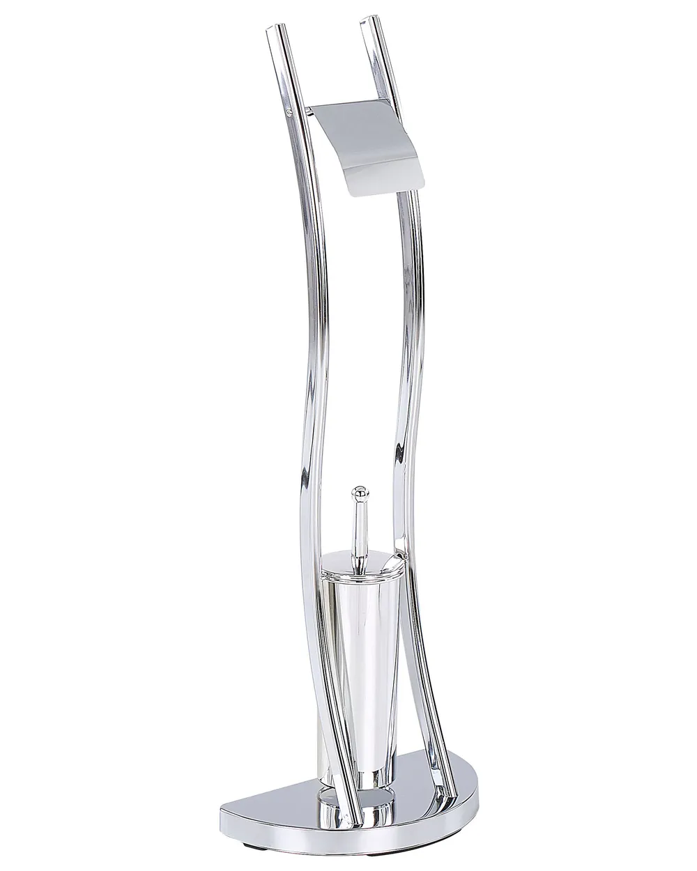 Toilet Roll and Brush Holder SOACHA Metal Silver