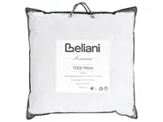 3-Chamber Bed Pillow TEIDE Low 80 x 80 cm Duck Feathers and Down White_1022919