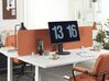 Desk Screen WALLY 180 x 40 cm Light Red