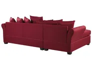 Corner Sofa 3 Seater VIKNA Fabric Dark Red Right Hand_786610