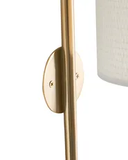 Wall Lamp LOKY Metal Brass/Beige_1024679