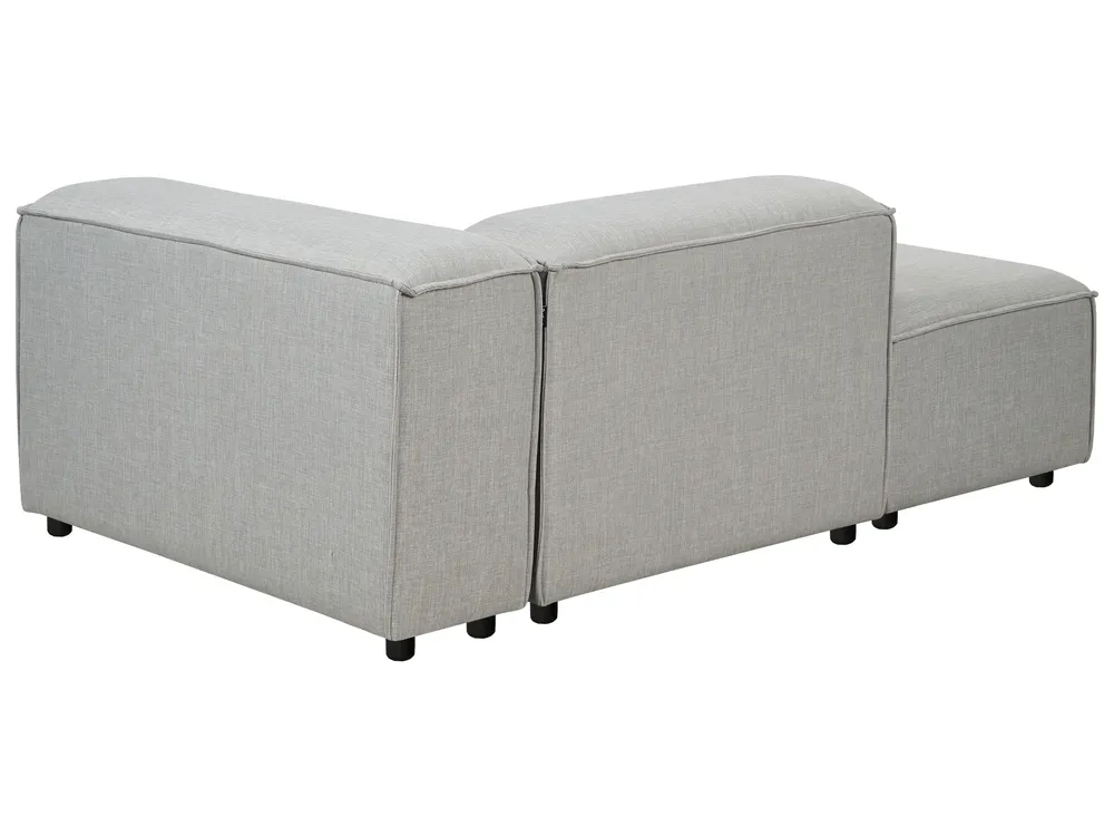 Modular Corner Sofa 4 Seater ARDAL Fabric Light Grey Right Hand_949509