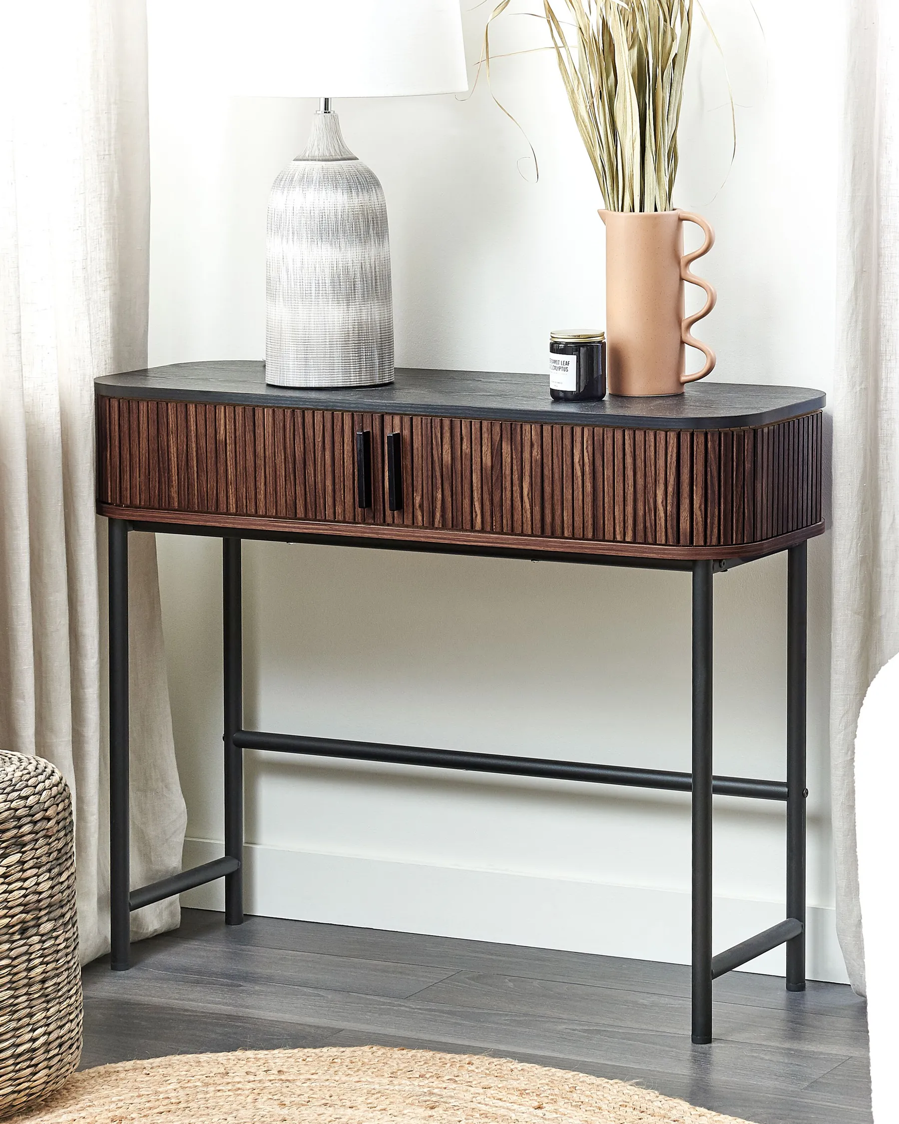 Console Table JOSE Dark Brown_832907