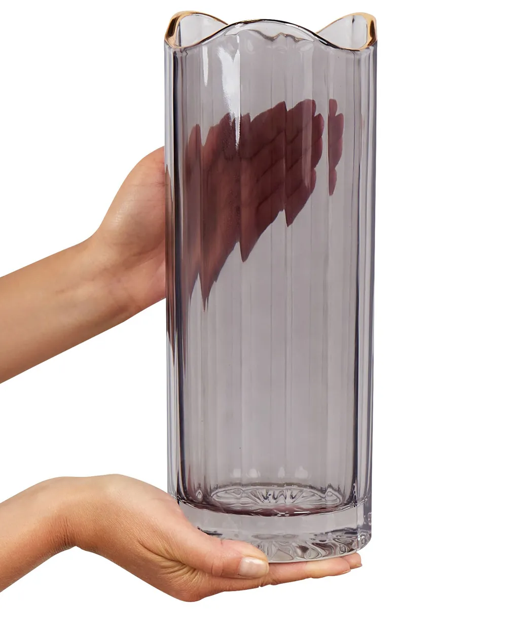 Blomvas PERDIKI 30 cm Glas Grå_868869