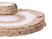 Bordstabletter och glasunderlägg 12-pack TUMERIC Jute Naturlig_946257