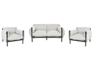 Garden Sofa Set 4 Seater ESPERIA Metal Grey_868681