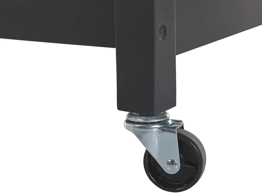Kitchen Trolley HIUMA Wood Black_725709