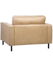 Armchair SAVALEN Faux Leather Beige_723731