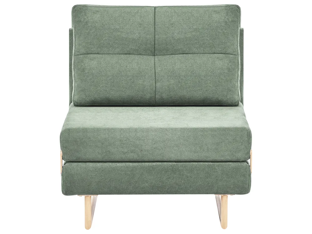 Living Room Set 6 Seater JERSLEV Fabric Light Green_1013710