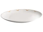 Set med 24 matserviser CHAROLI Porslin Vit/ Guld_1061872