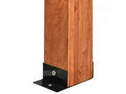 Gazebo SCOPELLO 303 cm 300 cm Fir Wood Brown/ Beige_967149