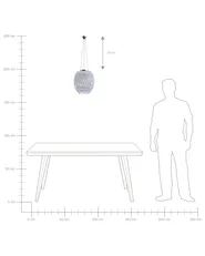 Pendant Lamp SAUER Silver_709362
