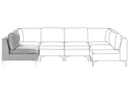 1-Seat Section EVJA Velvet Grey_790915