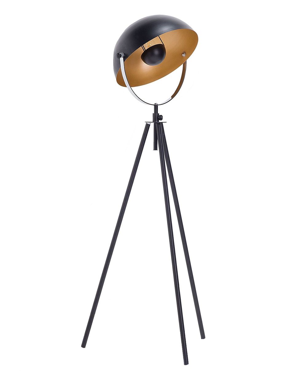 Golvlampa THAMES Metall Svart