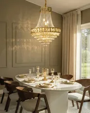 Chandelier MEKI Crystal Gold_1044212