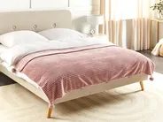 Blanket KAWERI 150 x 200 cm Pink_810911